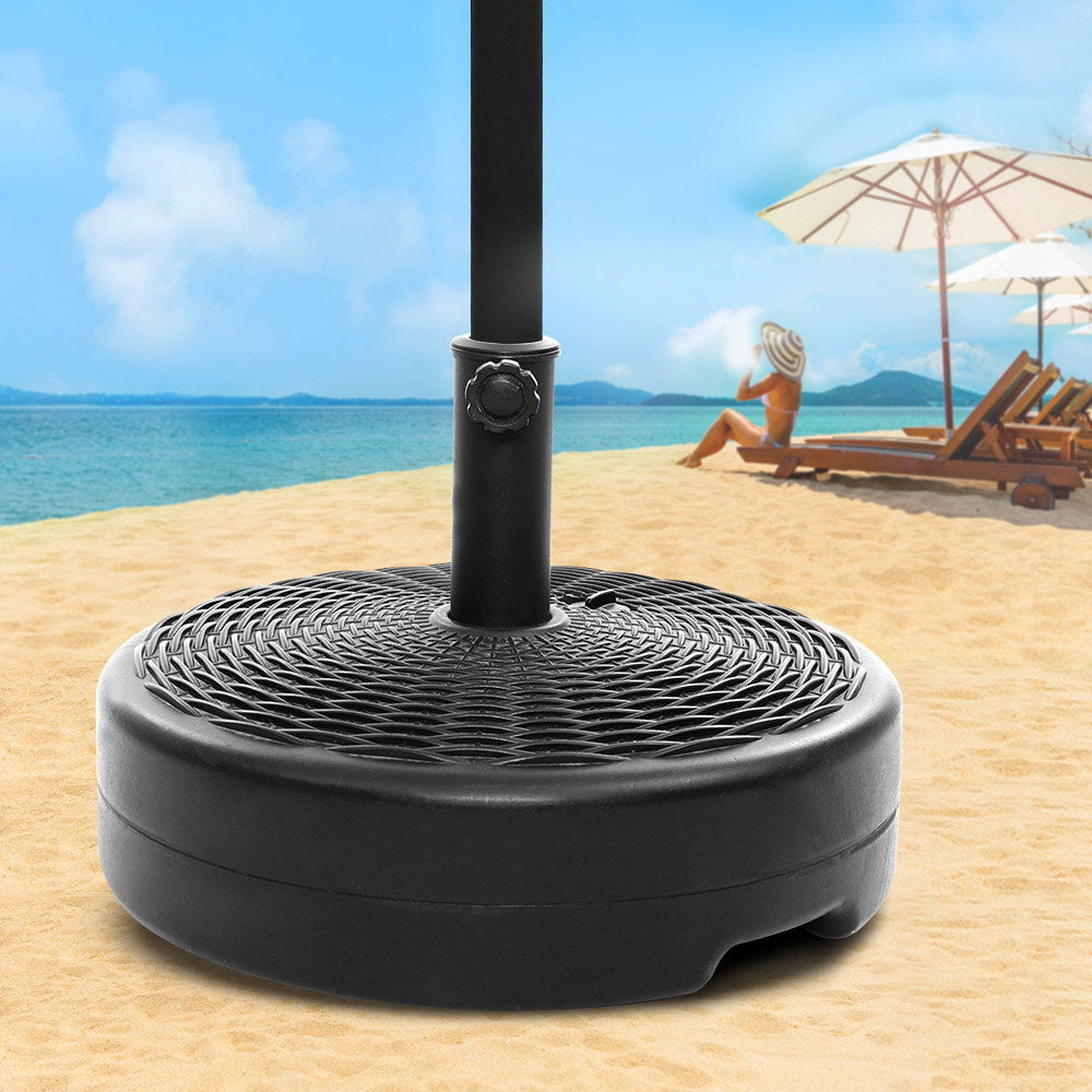 Instahut 51cm Outdoor Umbrella Base Round Stand Pod-7