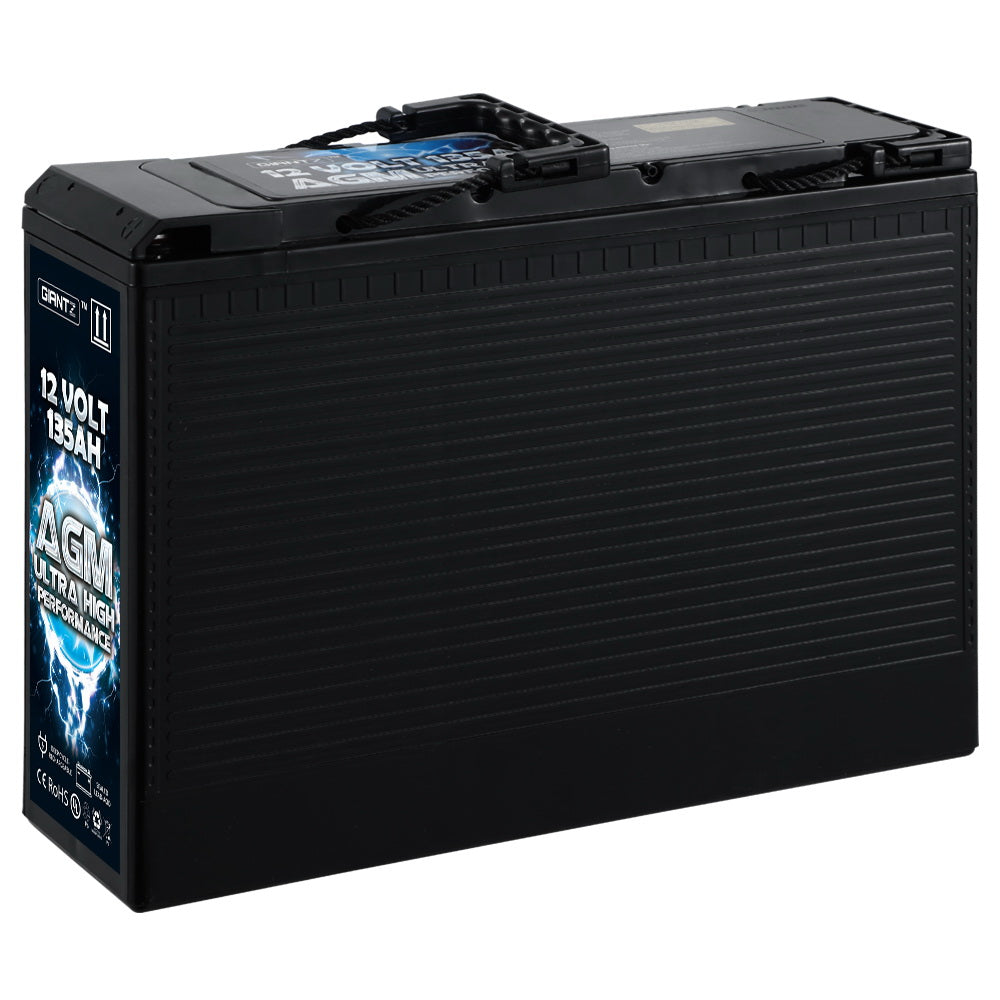 Giantz AGM Deep Cycle Battery 12V 135Ah Slim Box Portable Solar Caravan Camping-2