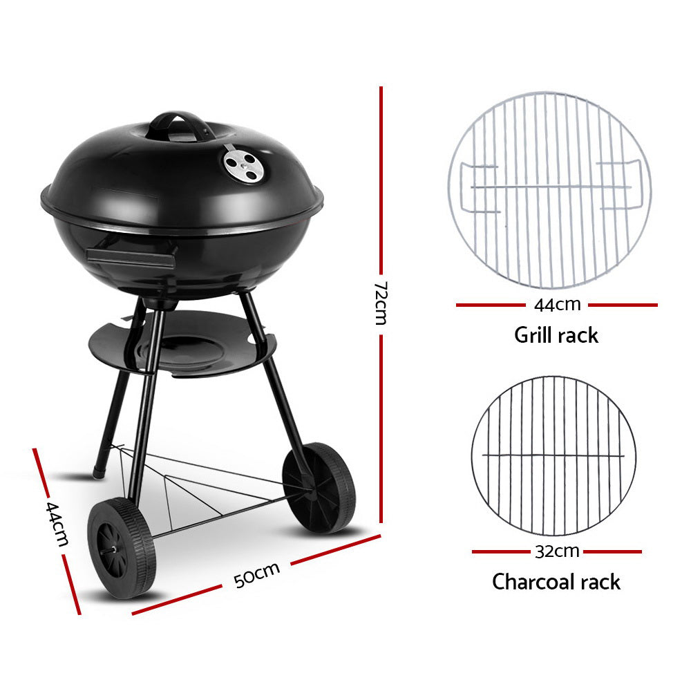 Grillz BBQ Grill Charcoal Smoker-1