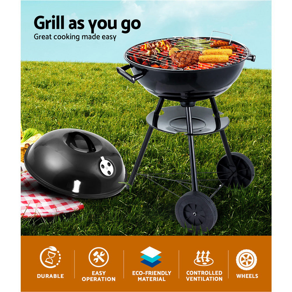 Grillz BBQ Grill Charcoal Smoker-2