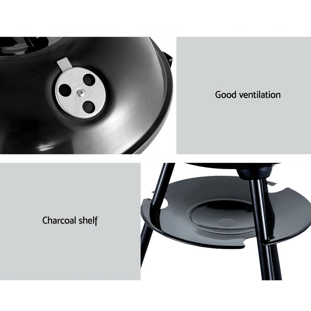 Grillz BBQ Grill Charcoal Smoker-6