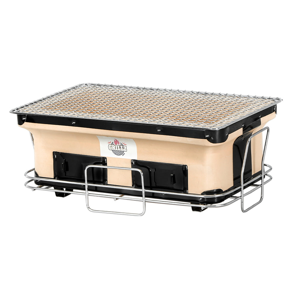 Grillz BBQ Grill Tabletop Charcoal Smoker-0