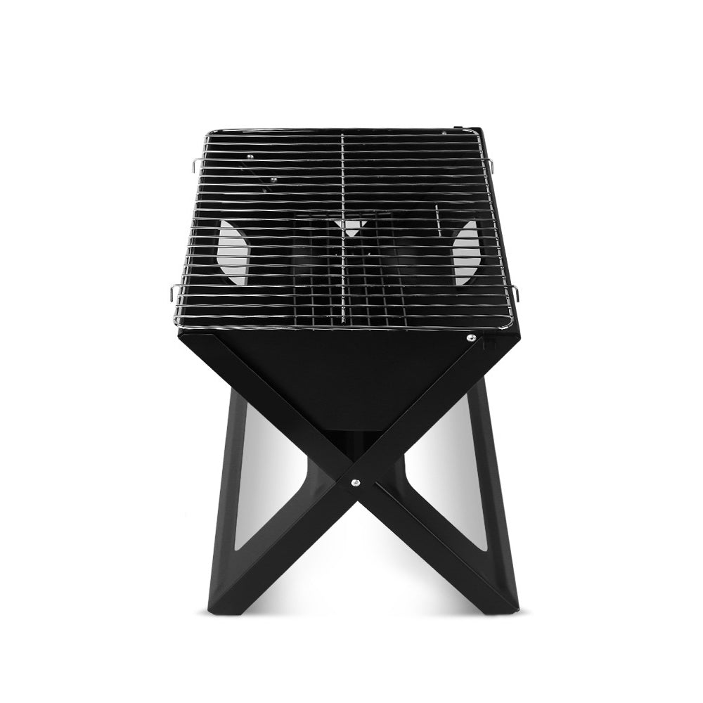 Grillz BBQ Grill Charcoal Smoker Foldable-2