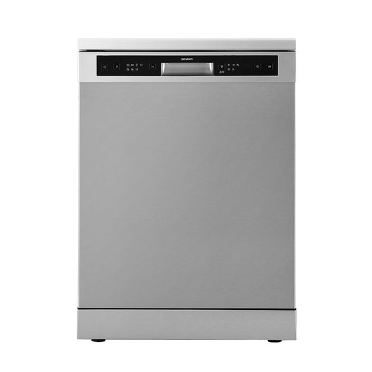 Devanti 60cm 14 Place Settings Freestanding Dishwasher Silver-0