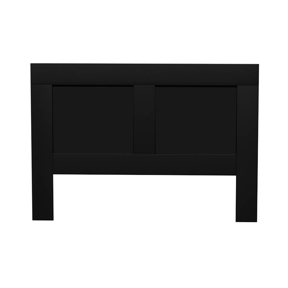 Artiss Bed Head Headboard Queen with Shelves - CABI Black-2