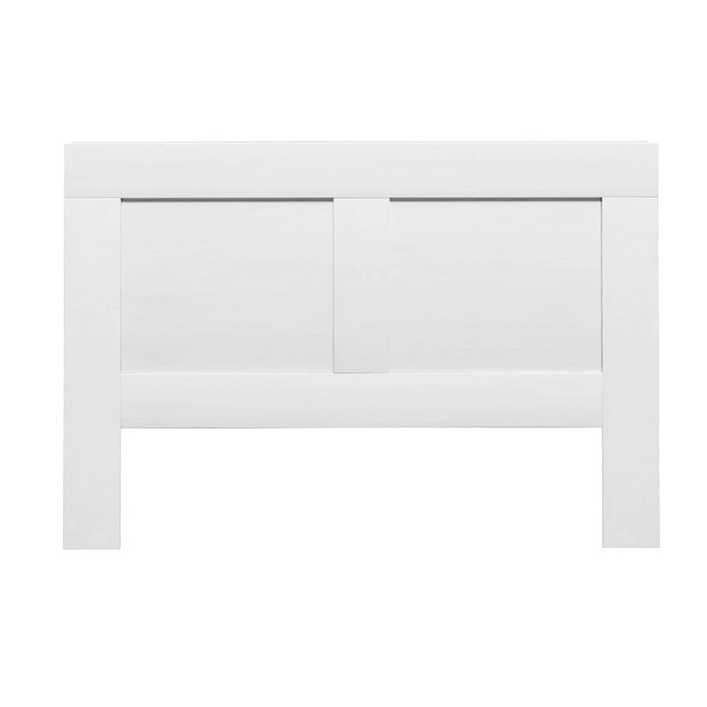 Artiss Bed Head Headboard Queen with Shelves - CABI White-2