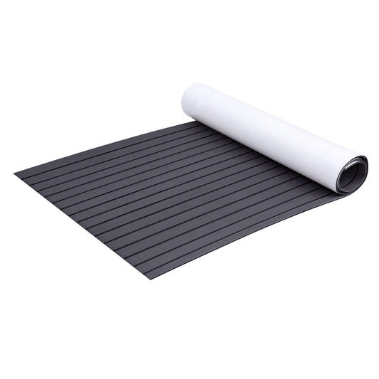 Seamanship EVA Foam Boat Flooring Mat Decking Sheet 240x90x0.6cm Dark Grey Decor-0