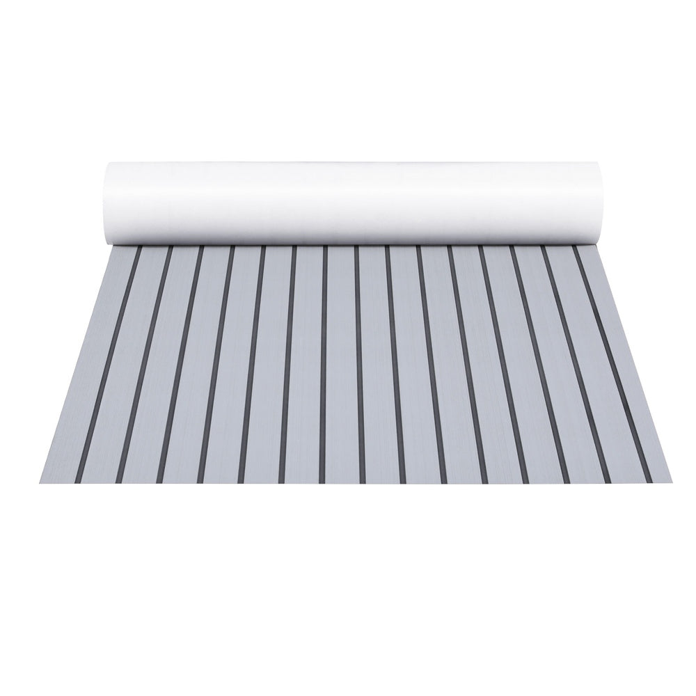 Seamanship EVA Foam Boat Flooring Mat Decking Sheet 240x90x0.6cm Light Grey-2