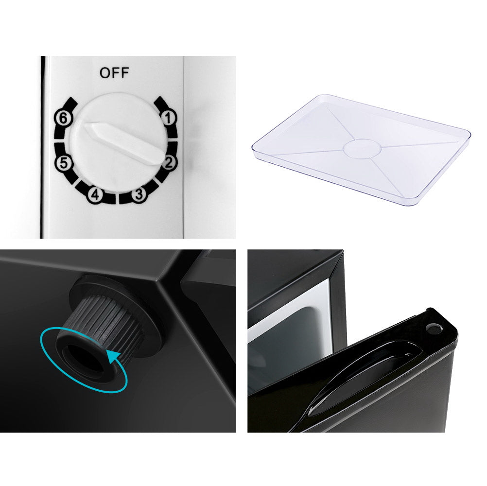 Devanti 70L Bar Fridge Black-6