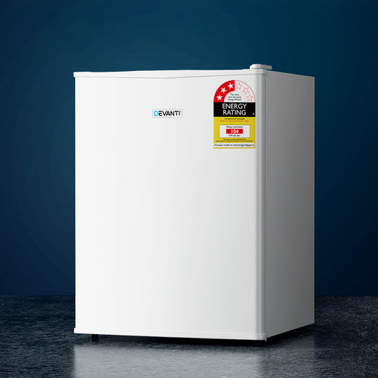 Devanti 70L Portable Mini Bar Fridge - White-0