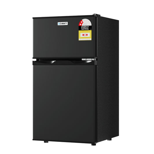 Devanti 80L Bar Fridge Mini Freezer Refrigerator Black-0