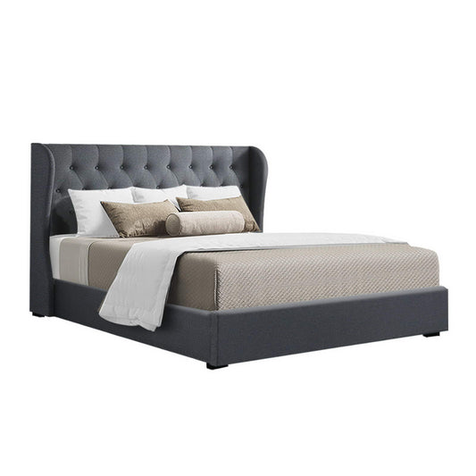 Artiss Bed Frame King Size Gas Lift Charcoal ISSA-0