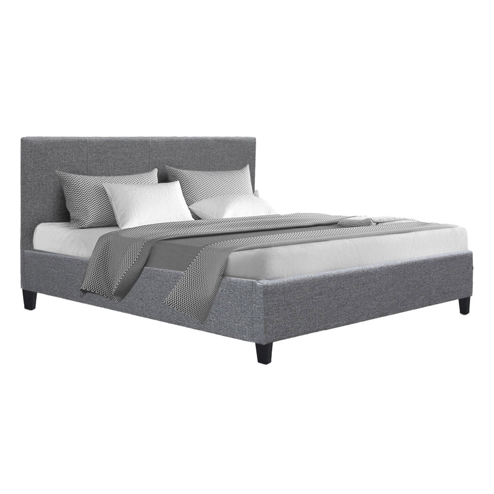 Artiss Bed Frame Double Size Grey NEO-0