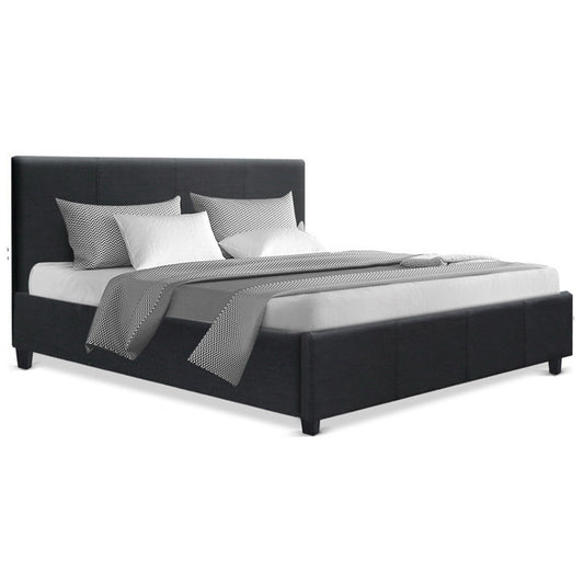 Artiss Bed Frame Queen Size Charcoal NEO-0