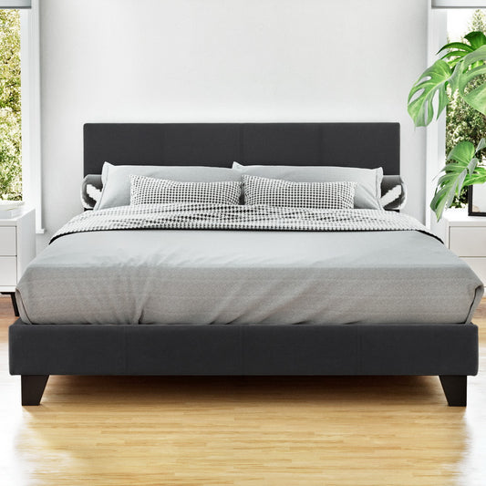 Artiss Bed Frame Double Size Charcoal NEO-0