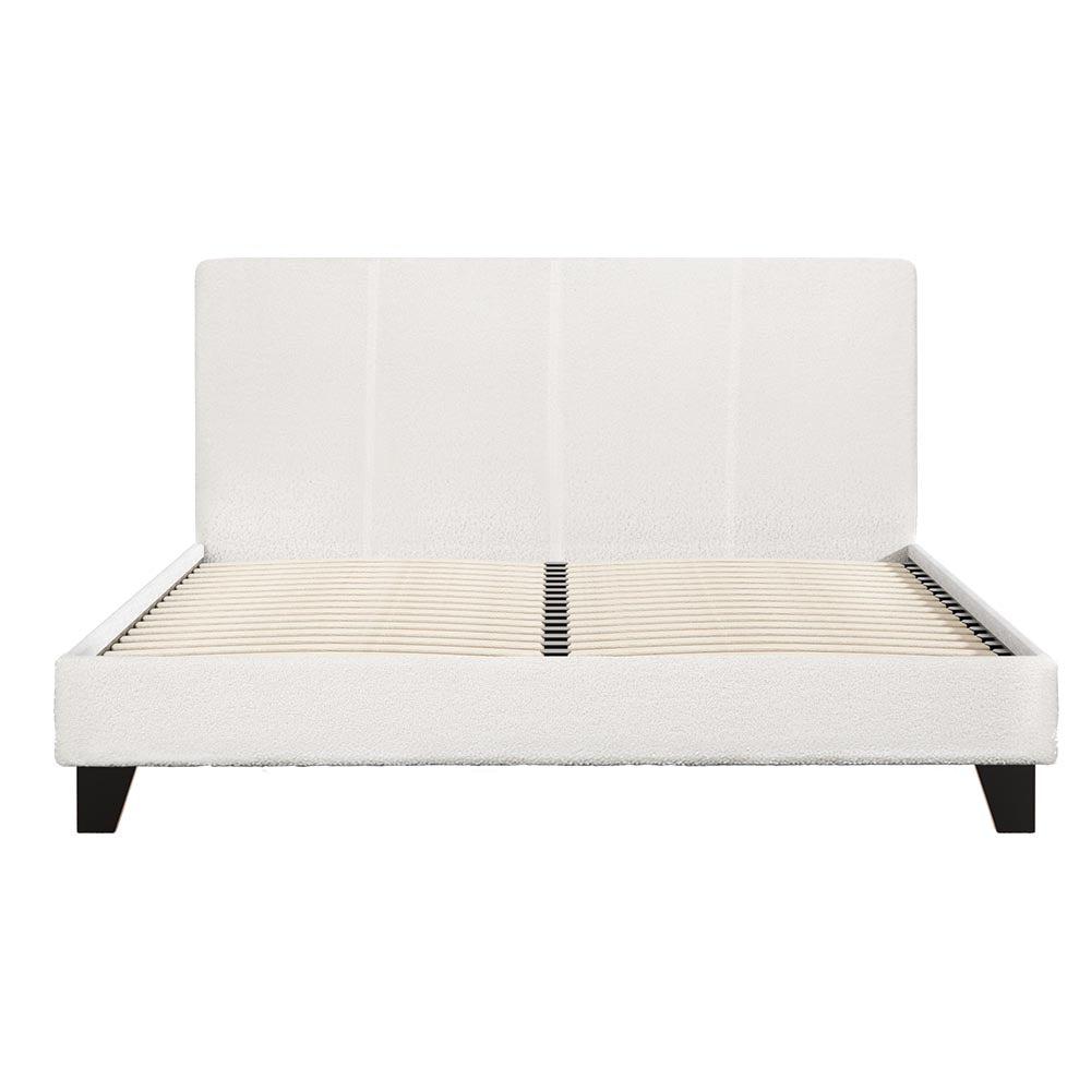 Artiss Bed Frame Double Size Boucle NEO-2