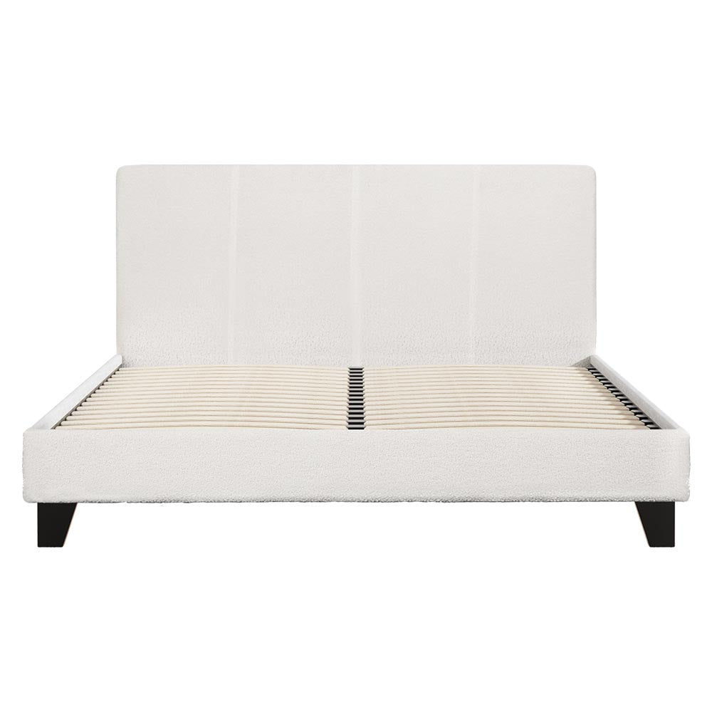 Artiss Bed Frame Queen Size Boucle NEO-2