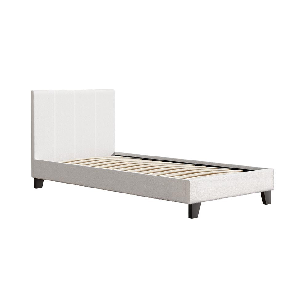 Artiss Bed Frame Single Size Boucle NEO-0