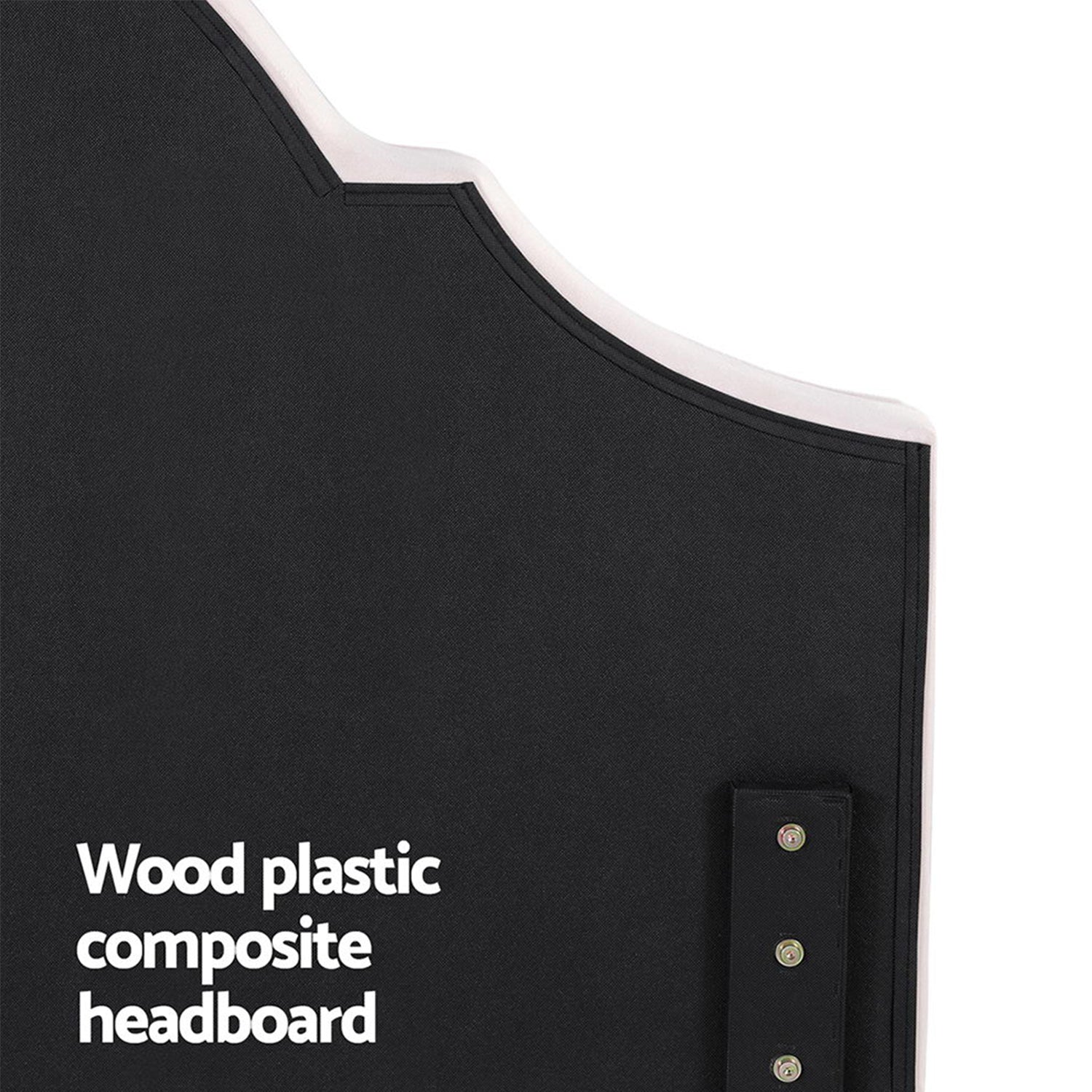 Artiss Queen Bed Frame with Storage Scalloped Velvet Headboard Wooden Platform Base-5