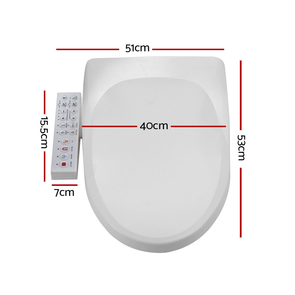 Cefito Electric Bidet Toilet Seat Cover Bathroom Spray Water Wash V Shape-1