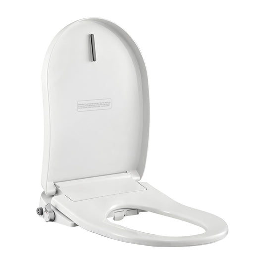 Cefito Electric Bidet Toilet Seat Washing Without Power Heated D-Shape Air Dryer