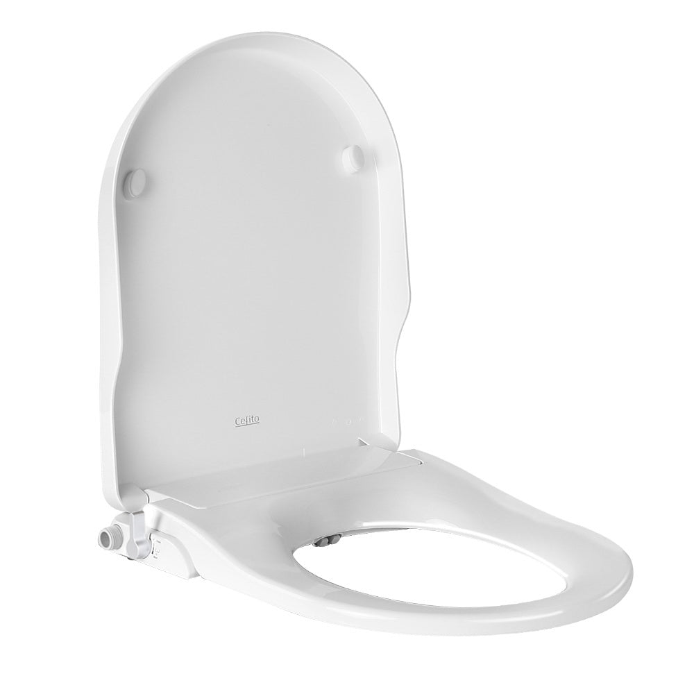 Cefito Non Electric Bidet Toilet Seat Cover Auto Smart Water Wash Dry-0