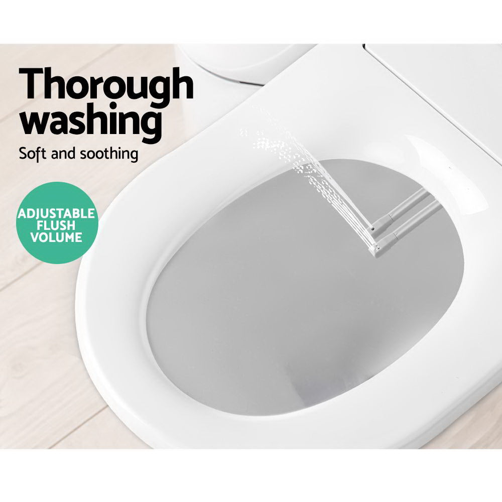 Cefito Non Electric Bidet Toilet Seat Cover Auto Smart Water Wash Dry-4