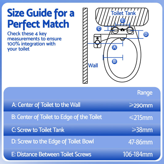 Cefito Non-Electric Ultra-Slim Bidet Attachment Detachable Bidet with Dual Nozzle Frontal & Rear Wash Adjustable Water Pressure Cold Water Toilet Bide