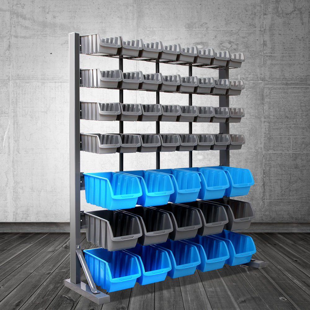 Giantz 47 Storage Bin Rack Free Stand Steel Stand-7