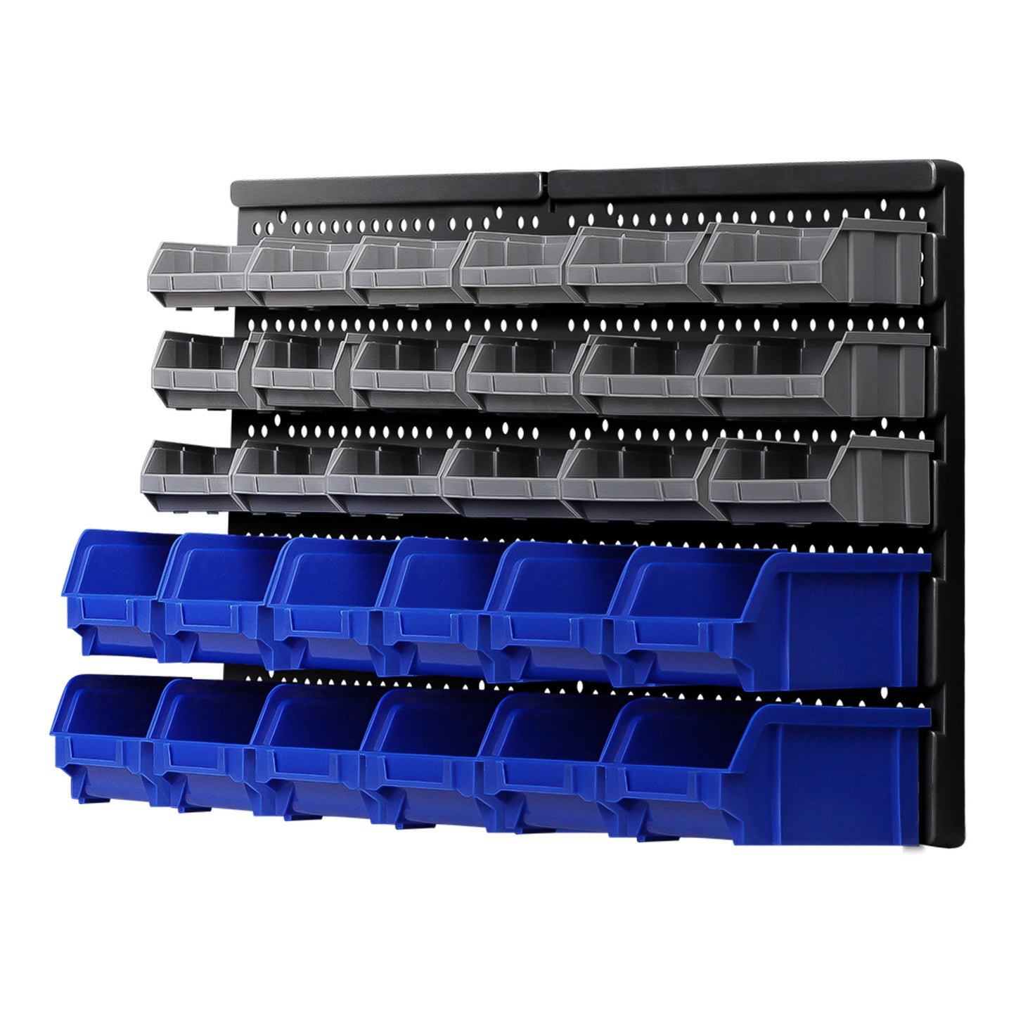 Giantz 30 Storage Bin Rack Wall Mounted-0