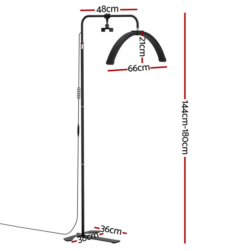 Embellir LED Beauty Light Half Moon Lamp Makeup Tattoo Eyelash Extensions Salon-1