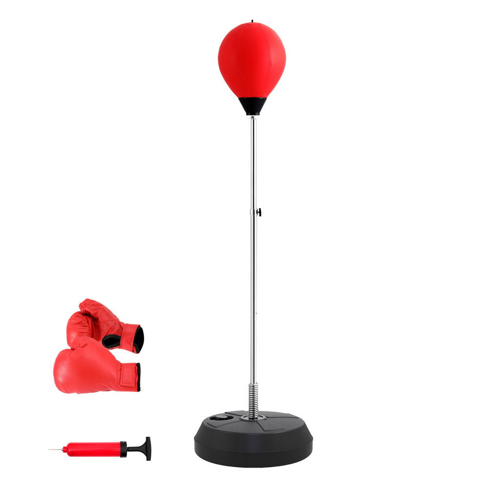 Everfit Adult Punching Bag Stand 150cm Adjustable Freestanding with Gloves and Pump-0