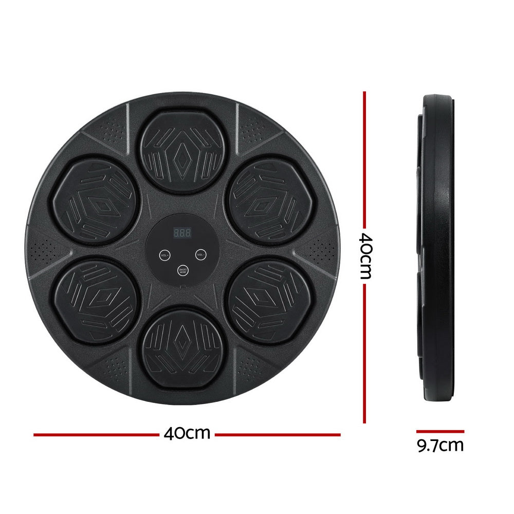 Everfit Music Boxing Machine Bluetooth Wall-Mounted Punch Target with LED Display & Gloves-1