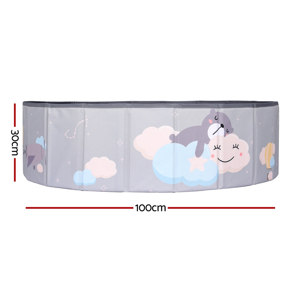 Keezi Kids Ball Pool Pit Toddler Ocean Play Foldable Child Playhouse Storage Bag-1