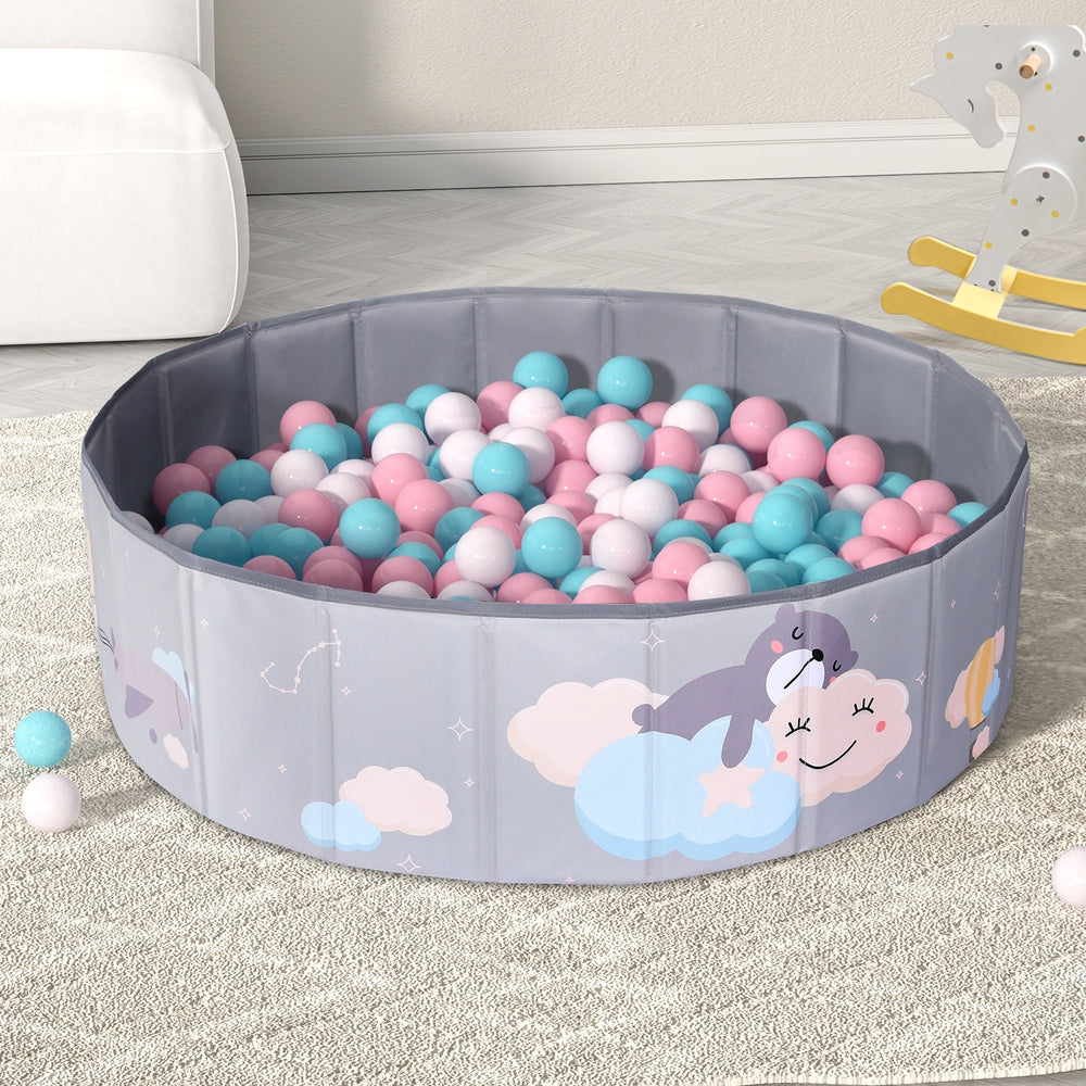 Keezi Kids Ball Pool Pit Toddler Ocean Play Foldable Child Playhouse Storage Bag-4