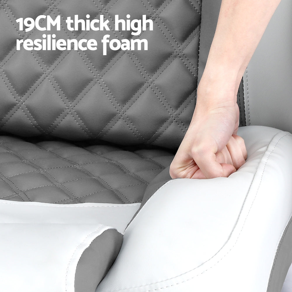 Seamanship Reclining Captain Boat Seat 90°-155° Recline, 19cm Thick Cushion-5