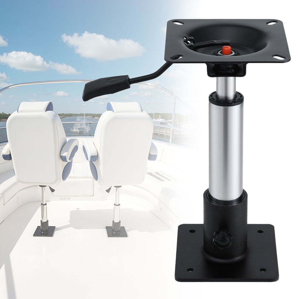 Seamanship Boat Seat Pedestal 34-46cm Adjustable Gas Lift 360 Degrees Swivel-6