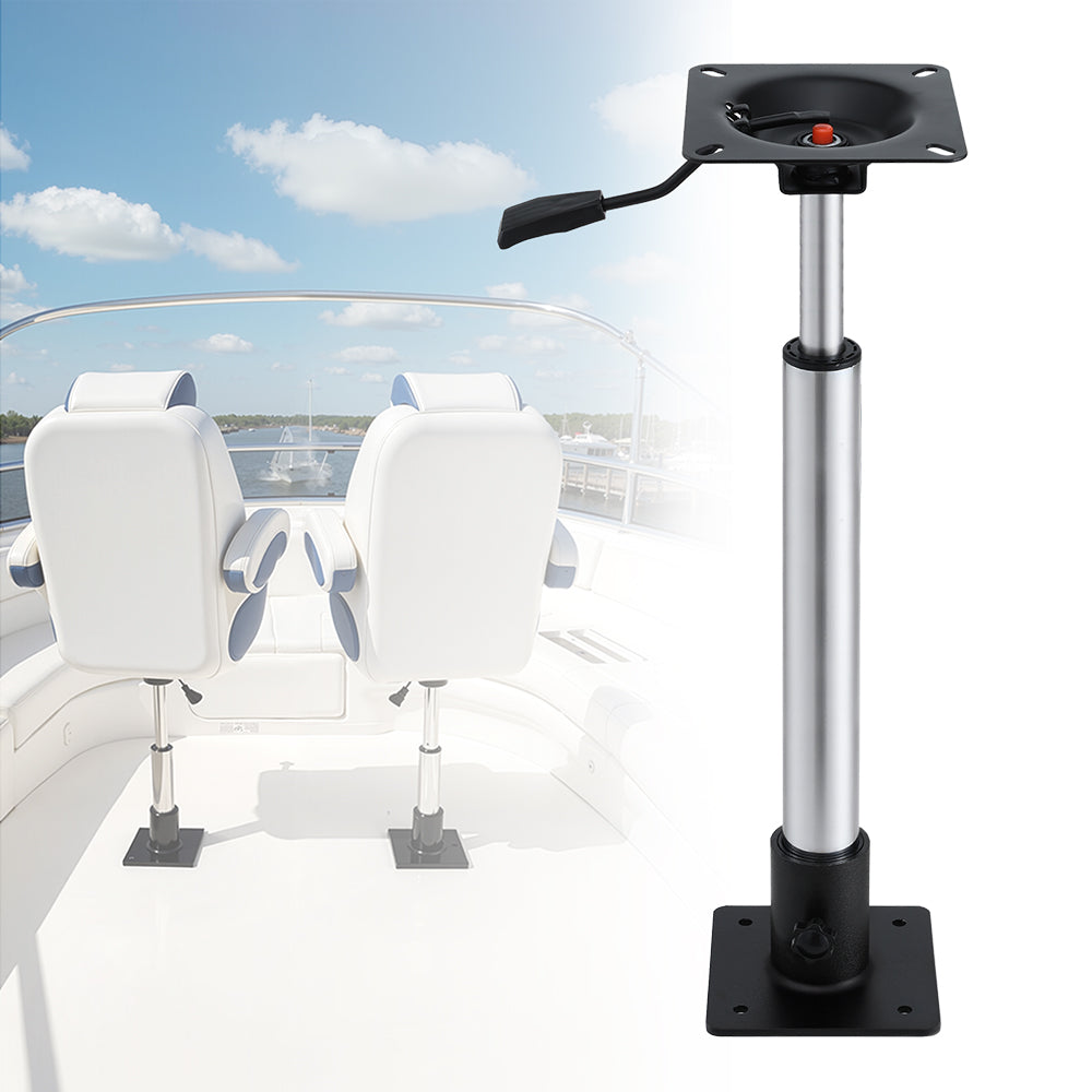 Seamanship Boat Seat Pedestal 55-75cm Adjustable Gas Lift 360 Degrees Swivel-6