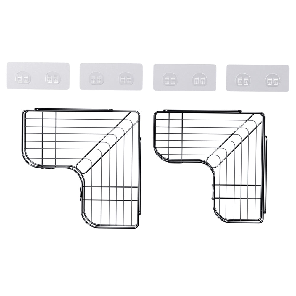 Cefito 2 Packs Bathroom Shelf Corner Storage Rack-2