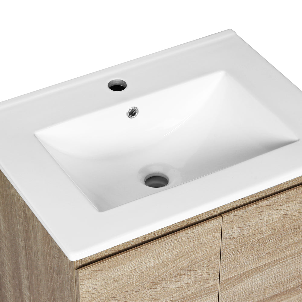 Cefito Vanity Unit 600mm with Basin Oak-2