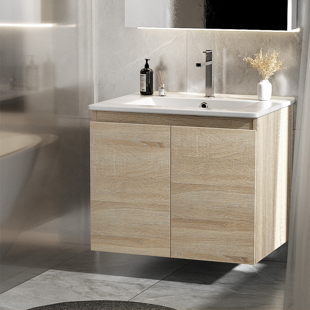 Cefito Vanity Unit 600mm with Basin Oak-6