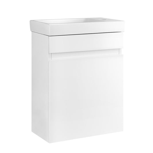 Cefito Vanity Unit 400mm with Basin White-0