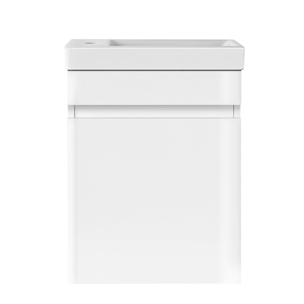 Cefito Vanity Unit 400mm with Basin White-2