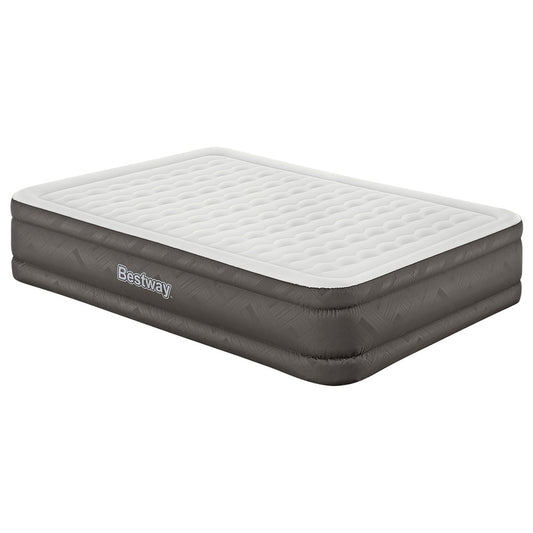 Bestway Air Mattress Queen Inflatable Bed 46cm Airbed Grey-0