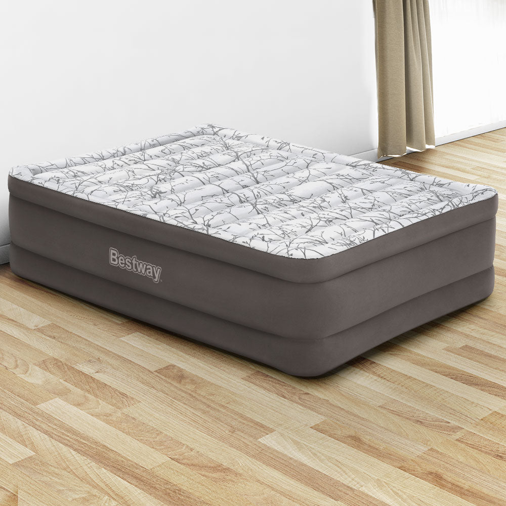 Bestway Air Mattress Queen Inflatable Bed 56cm Airbed Grey-6