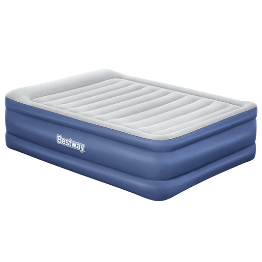 Bestway Air Mattress Queen Inflatable Bed 61cm Airbed Blue-0