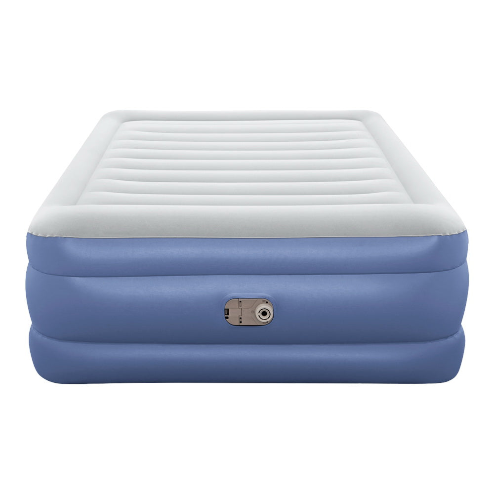 Bestway Air Mattress Queen Inflatable Bed 61cm Airbed Blue-2