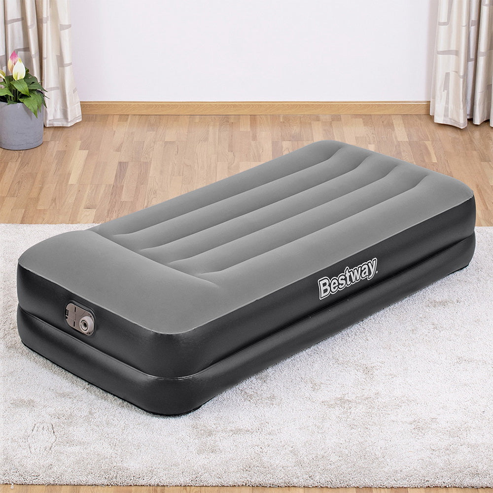 Bestway Air Mattress Single Inflatable Bed 46cm Airbed Black-6