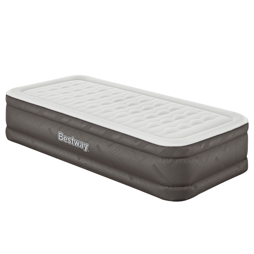 Bestway Air Mattress Single Inflatable Bed 46cm Airbed Grey-0