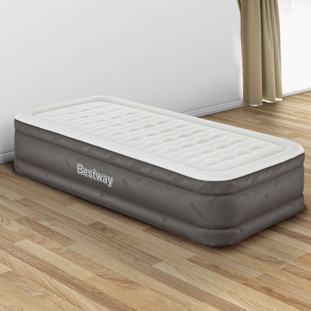 Bestway Air Mattress Single Inflatable Bed 46cm Airbed Grey-7